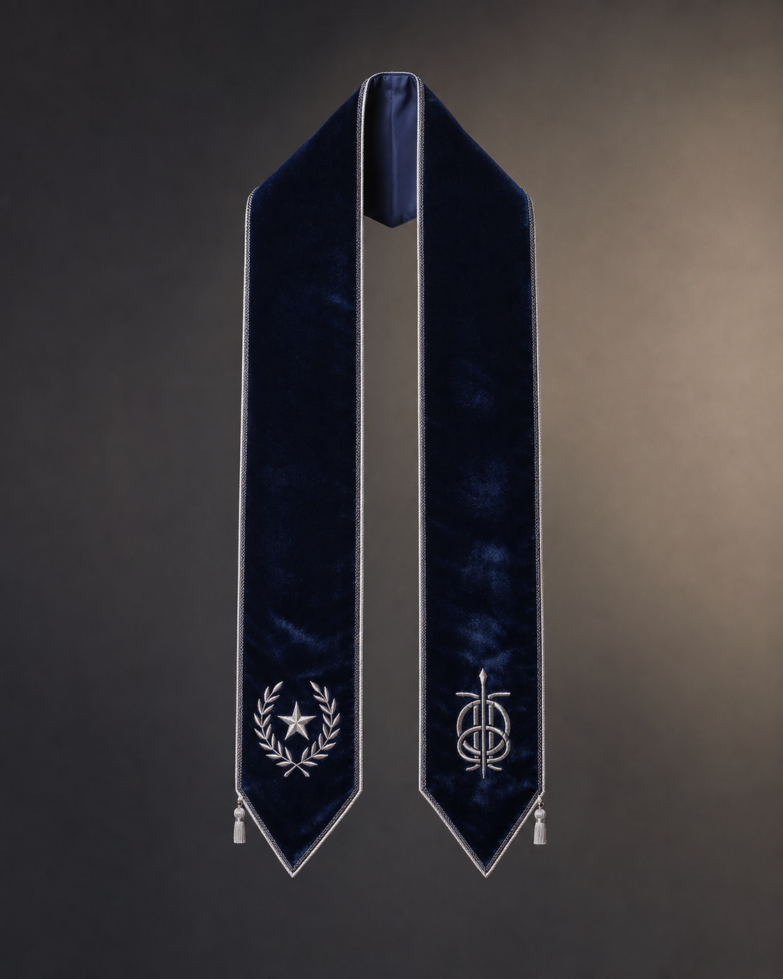 Midnight Navy Stole
